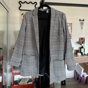 houndstooth blazer